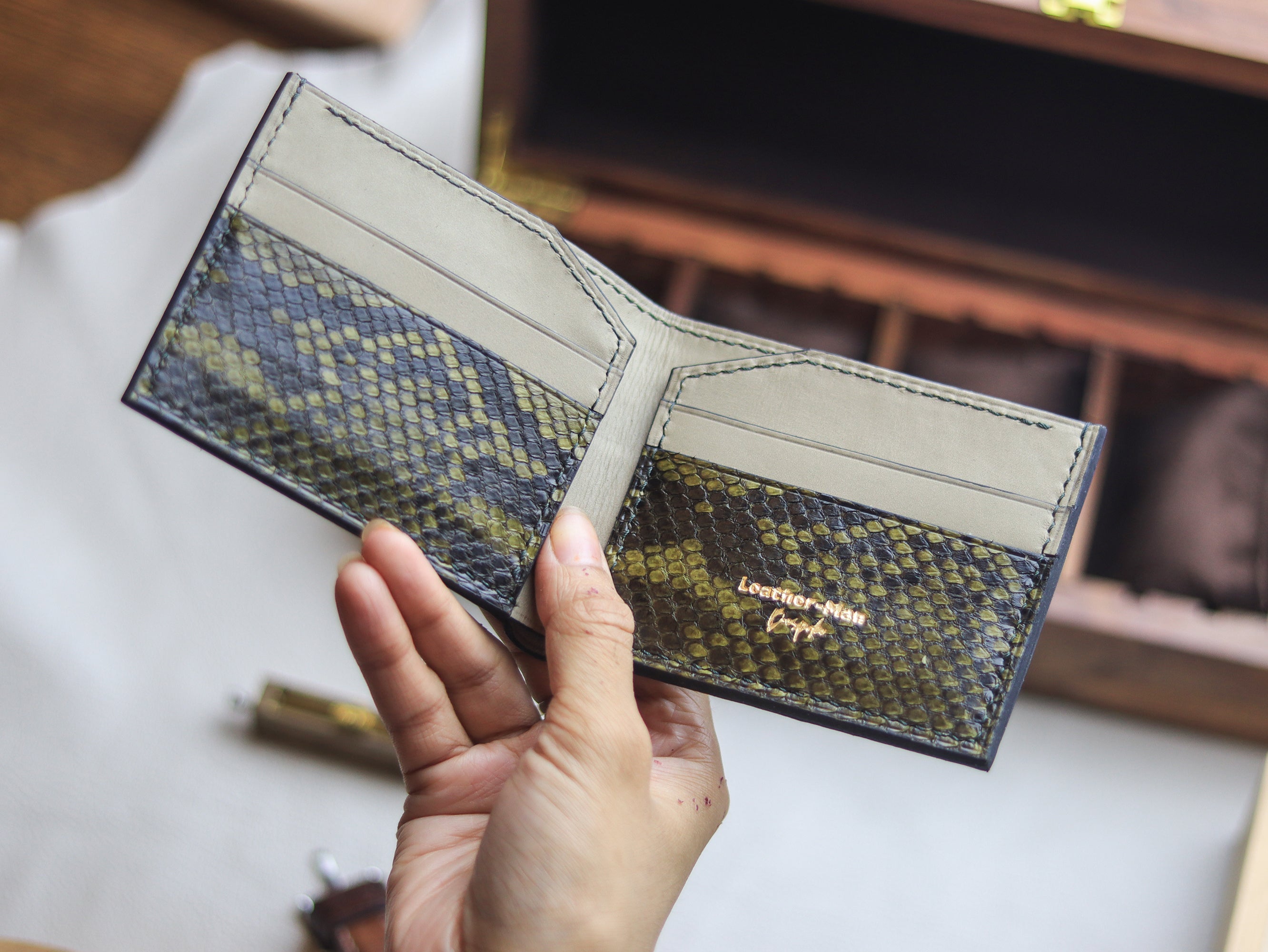 LARSON -  JUNIPER GREEN PYTHON SKIN